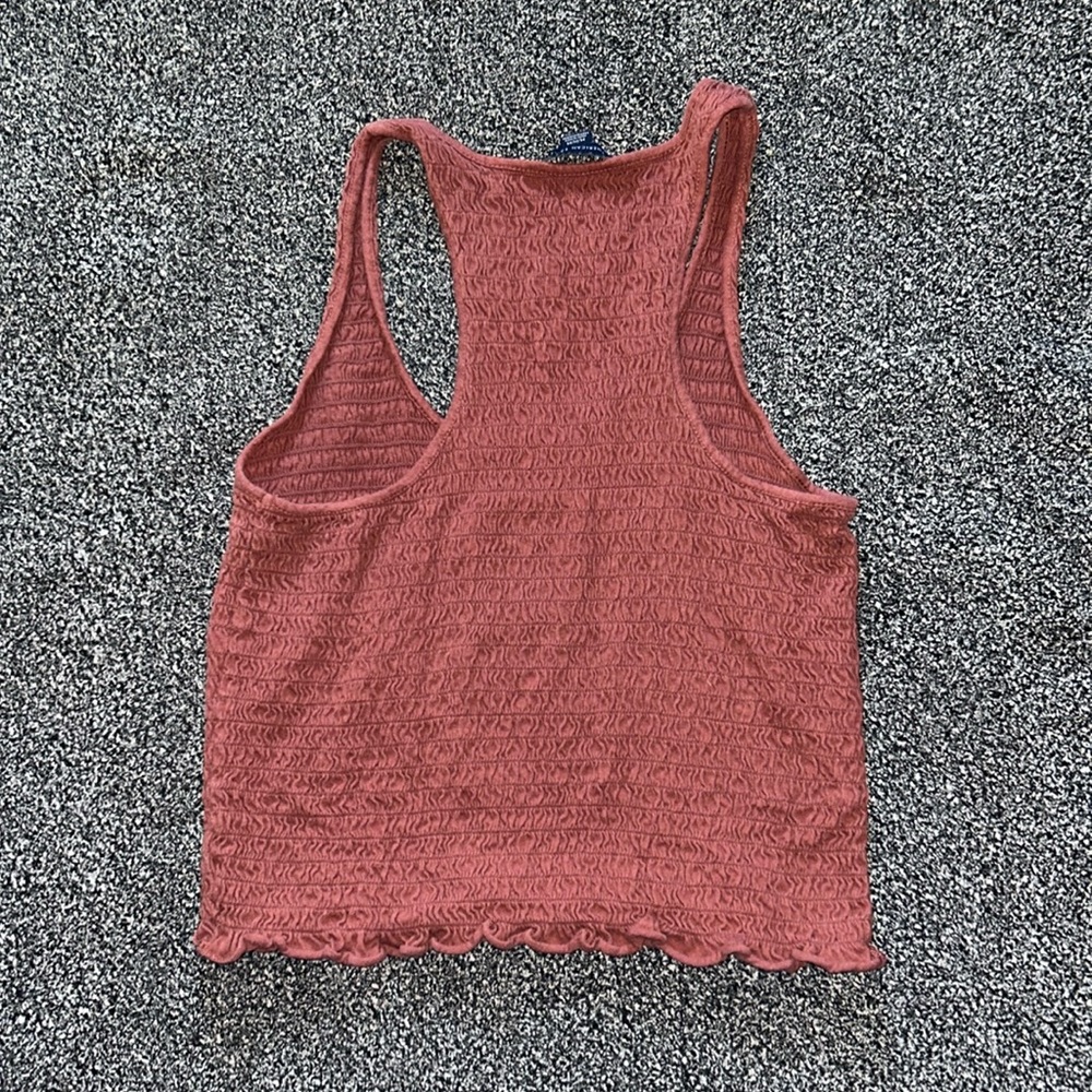 3/$10 American Eagle | Ruched Razorback Tank - Picture 2 of 4